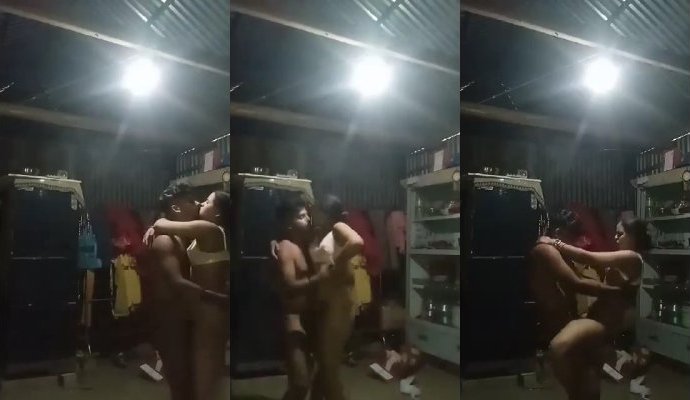 Desi Couple Romance and Standing Fucking