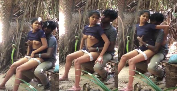 Tamil Couple Public Sex at Park Caught