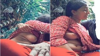 Desi Lover Romance and Boobs Pressing