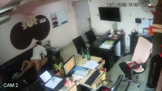 Boss Fuck Secretary in Office CCTV Leaked