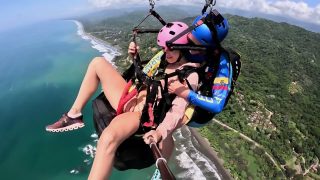 Horny Girl Squirting In Air During Paragliding And Fuck After That