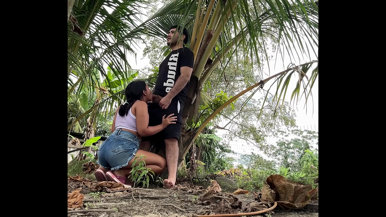 Horny Couple Fucking in Public