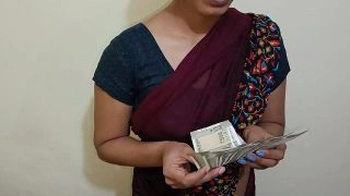 Indian Maid Fucking with Owner For Money