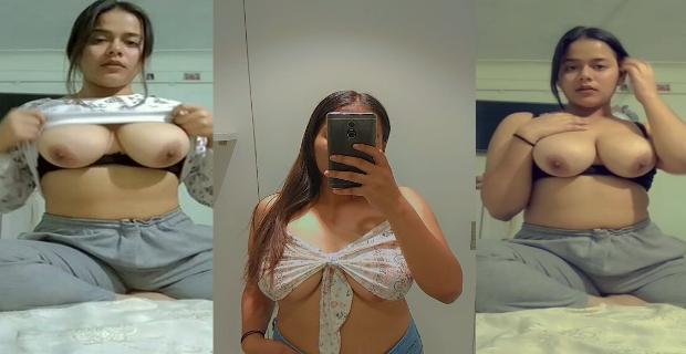 Lucknow Big Tits College Girl Viral Nude Video
