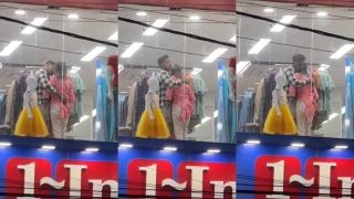 Couple Caught Seducing Each Other at Shopping Mall