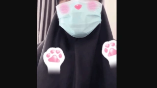 Malay Hijabi Student Showing Nude Body and Boobs