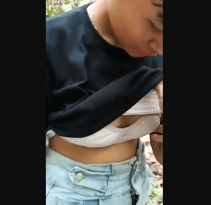 Horny College Couple Fucking in Jungle