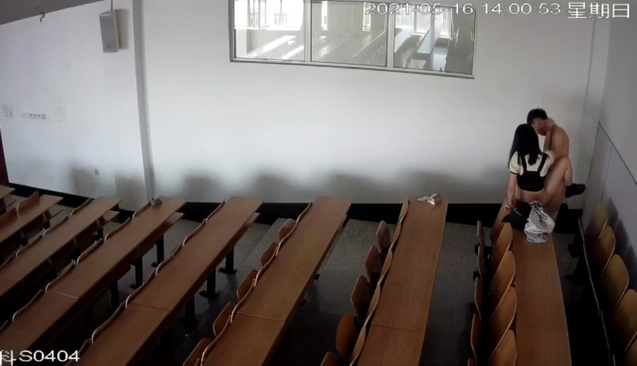 University Students Having Sex in Classroom Caught on  CCTV