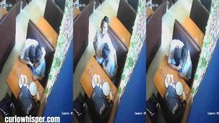 Boyfriend Pressing and Sucking GF’s Boobs on Restaurant