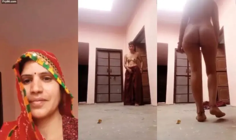 Gujrati Housewife Shows Boobs and Ass Viral Sex MMS