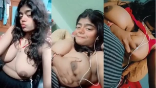 Odian Girlfriend Show Her Big Boobs Video Call Sex MMS