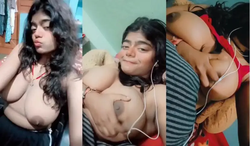Odian Girlfriend Show Her Big Boobs Video Call Sex MMS
