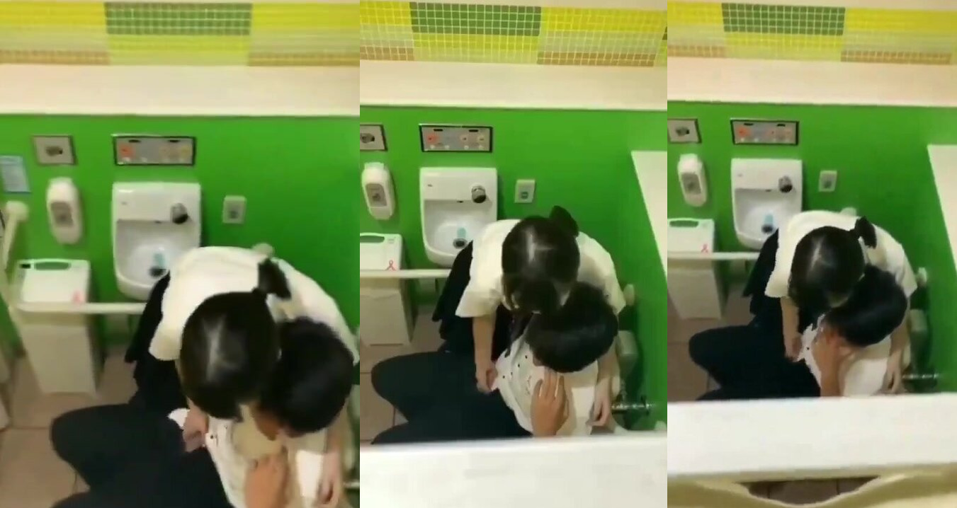 Student Couple Sex in a Restroom Secretly Recorded XXX Video