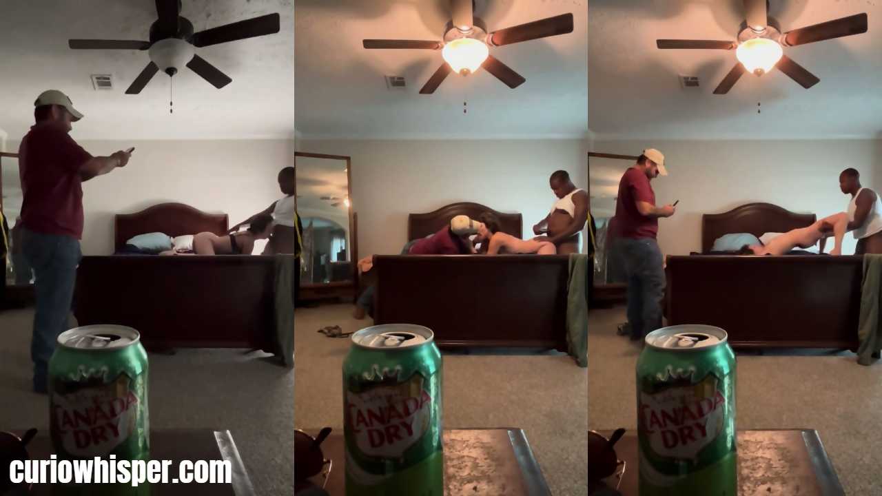 Cuckold Husband Records Wife Fucking with BBC