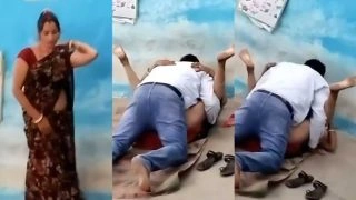 Indian Teachers Fucking on Classroom Hidden Cam Sex