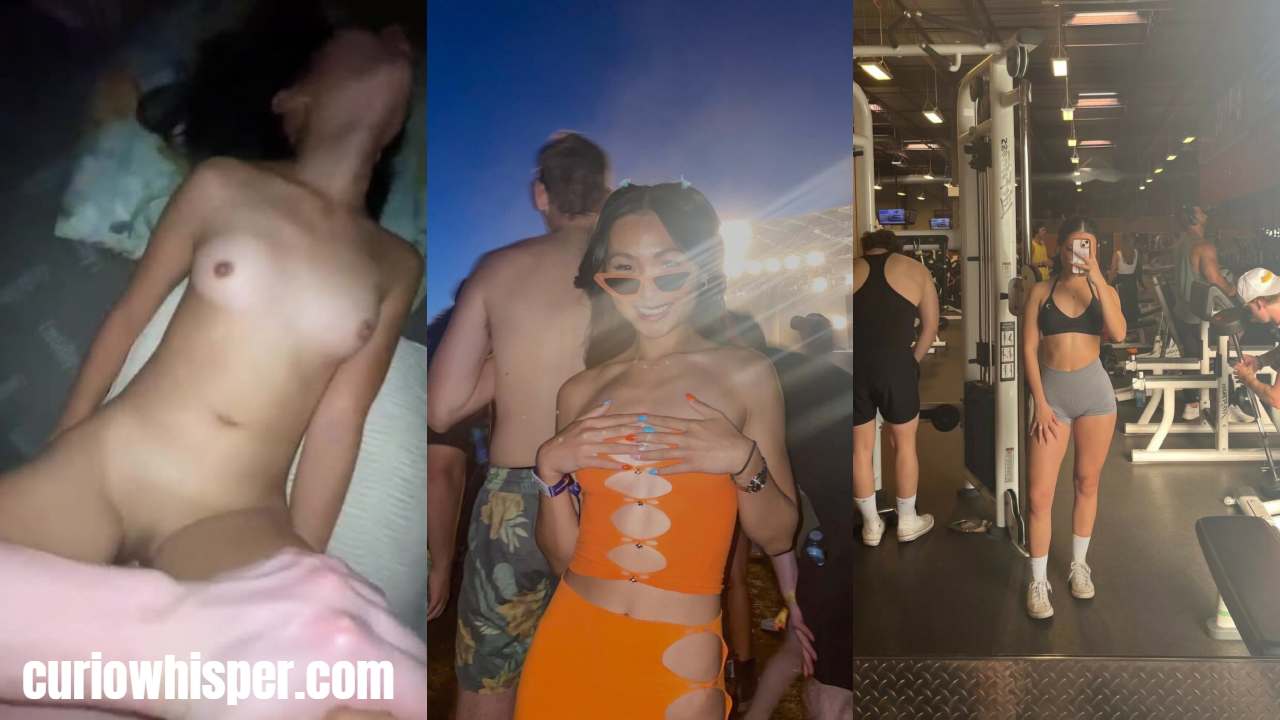 Asian Slut Fucked by Big White Cock