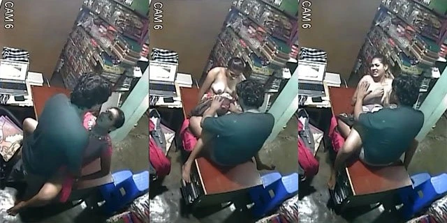 Insta Viral Shopkeeper and a Female Customer Having Sex