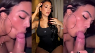 Georgina Rodriguez Blowjob Leaked XXX Video