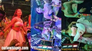 Indian Dancer on Stage Showing Boobs and Pussy