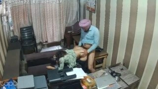 Punjabi Girl Hard Doggy Style Fucking in Office CCTV Leak